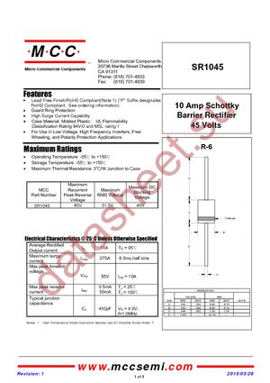 SR1045-TP datasheet  